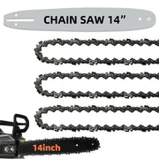 Fifchall 14-inch guide bar front packaging showing model and fit benefits