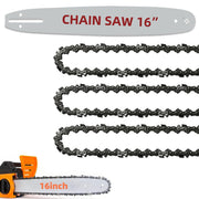 Fifchall 16-inch bar front view showing fit and finish for easy replacement