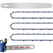 Fifchall 18 inch bar front view showing durable alloy construction and long life