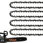 Fifchall front view of 4-pack 14-inch chains showing value pack