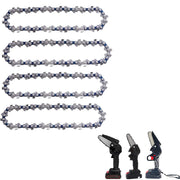 FIFCHALL front view of 4-pack chains showing contents and fit details, keeps spares ready
