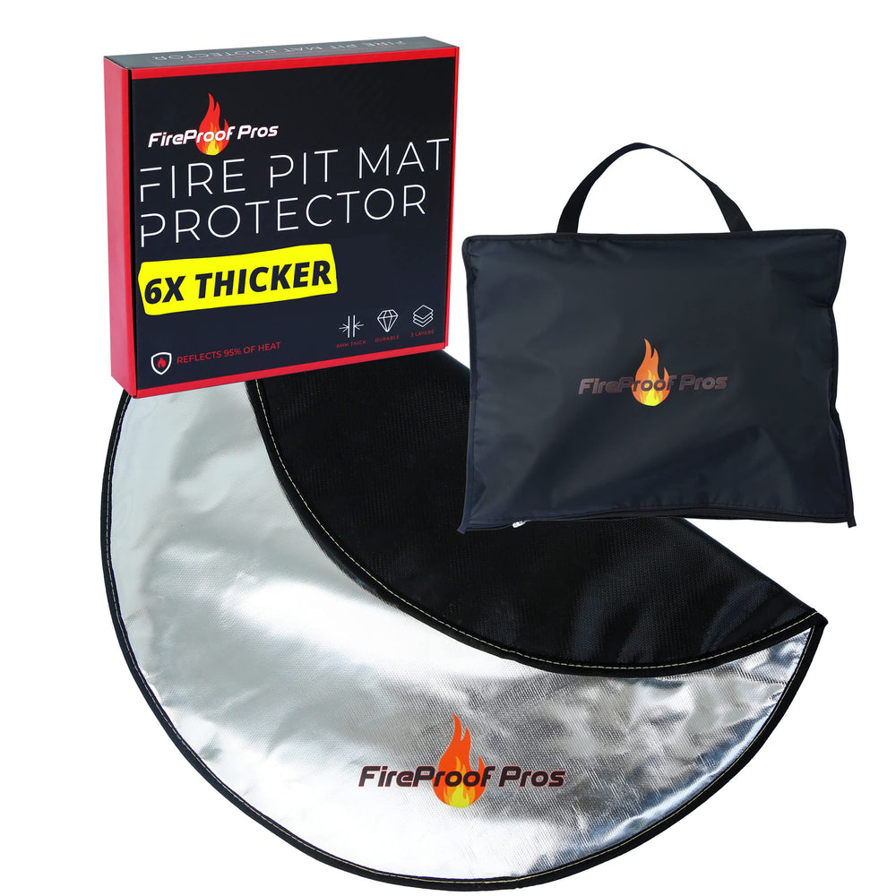 FireProof Pros front packaging showing mat and benefits