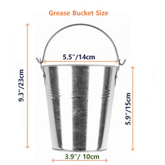 Firsgrill bucket used as ice bucket cooling drinks at a barbecue