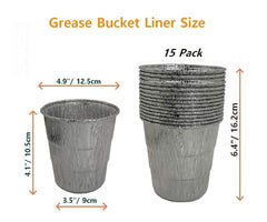 Firsgrill bucket hanging on a Traeger grill hook demonstrating model fit