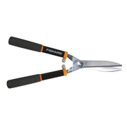 Fiskars front view hedge shears showing full length and comfort grip