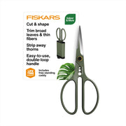Fiskars front view shears with holder showing sleek storage benefit
