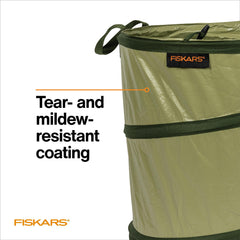 Fiskars Kangaroo folded flat to three inches showing space-saving storage benefit