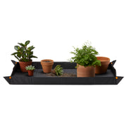 Fiskars mat front open showing generous work area and containment
