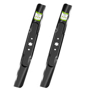 Fismiuta front-facing blade pack showing 42 inch replacement and compatibility benefits