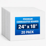 Fittoria front view of 20-pack sign blanks showing package and value