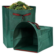 Fiudiry front view of 53-gallon bag showing wide opening and quick collection benefit