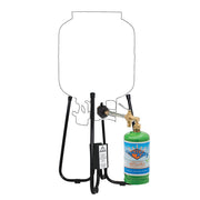Flame King front view showing durable refillable 1LB cylinder benefit