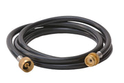 Flame King full-length hose showing overall shape and flexibility for easy positioning