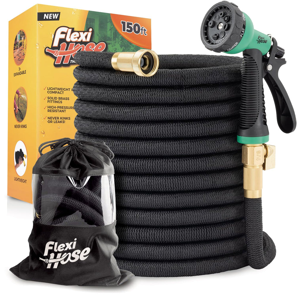 Flexi Hose front packaging showing kit contents and benefits