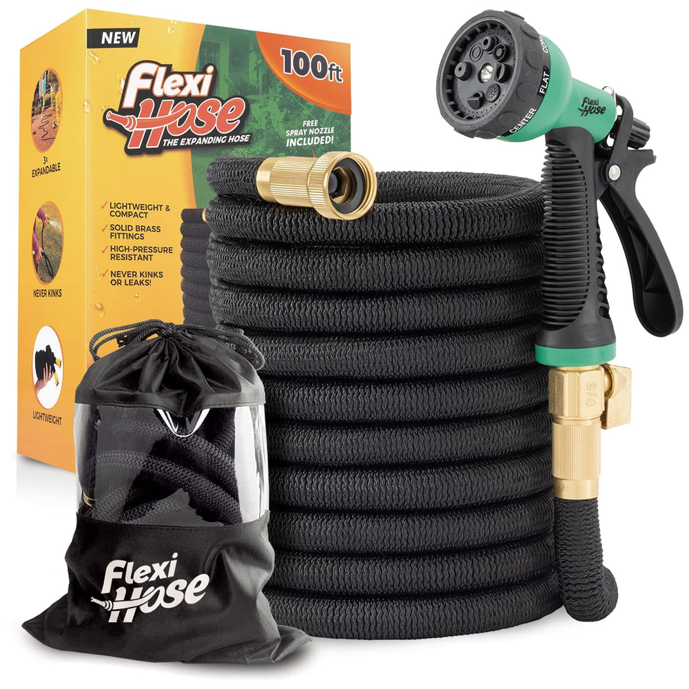 Flexi Hose front view packed showing compact kit and portability