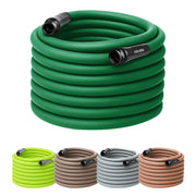 Flexzilla forest green full-length hose laid out for long-reach watering benefit