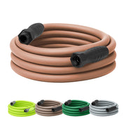 Flexzilla front view of Red Clay Colors hose showing compact storage and brand