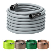 Flexzilla Colors hose full length Slate Gray shows neat coil and stretch benefit