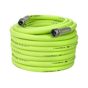 Flexzilla front view of 100 ft hose showing lightweight design and benefit