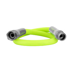 Flexzilla lead-in hose front view showing compact 3 ft length and easy handling