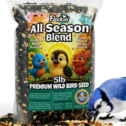 Flockin' front packaging showing 5 lb bag and clear product branding appealing to buyers