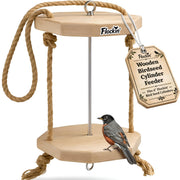 Flockin' front view of cylinder feeder showing weather-resistant design and easy access