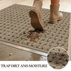 FLOORHUG TPR backing visible to show non-slip floor grip