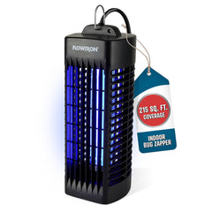 Flowtron front view black unit showing compact design and instant protection