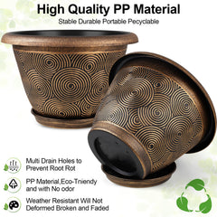 Fodetyff removable saucer catching runoff to protect surfaces benefit