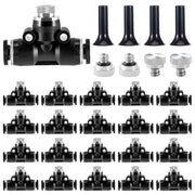 FOGWOWO front packaging showing complete 48-piece misting kit and components for easy setup