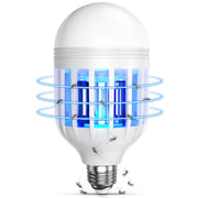 Forhimn bulb front view showing fixture and bright porch benefit