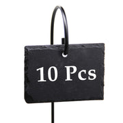 FORUP front packaging showing ten slate labels and stainless-steel stakes for organized gardens