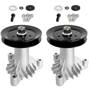 Fourtry front view of spindle assembly showing complete replacement and fit