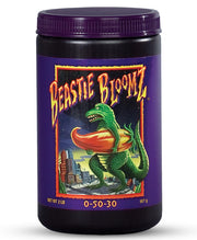 FoxFarm Beastie Bloomz front label showing product name and NPK