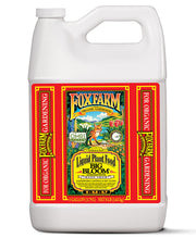 FoxFarm Big Bloom front view showing 1 gallon container and clear labeling benefit: easy identification