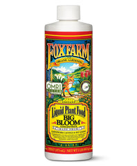 FoxFarm Big Bloom front label showing organic certification and benefits