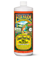 FoxFarm front packaging showing Big Bloom bottle and clear label, helps identify product