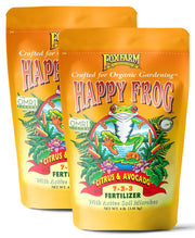 FoxFarm Happy Frog front packaging showing product and weight benefits