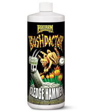 FoxFarm Sledgehammer front label showing product and OMRI listing benefit