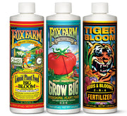 FoxFarm trio front packaging showing all three bottles and clear labels for easy selection