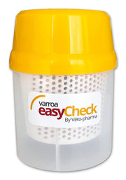 Foxhound Bee Company front view of Varroa Easy Check showing full kit benefits