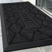 FRAMICS front view of 24x36 welcome mat showing durable surface and curb appeal
