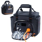 FRECOLSH front view showing snug fit and organized storage benefit