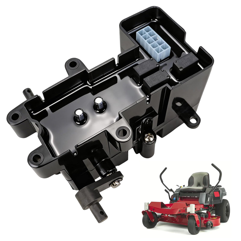 FRGOLIN brake module front panel showing mounting points and benefit of easy replacement