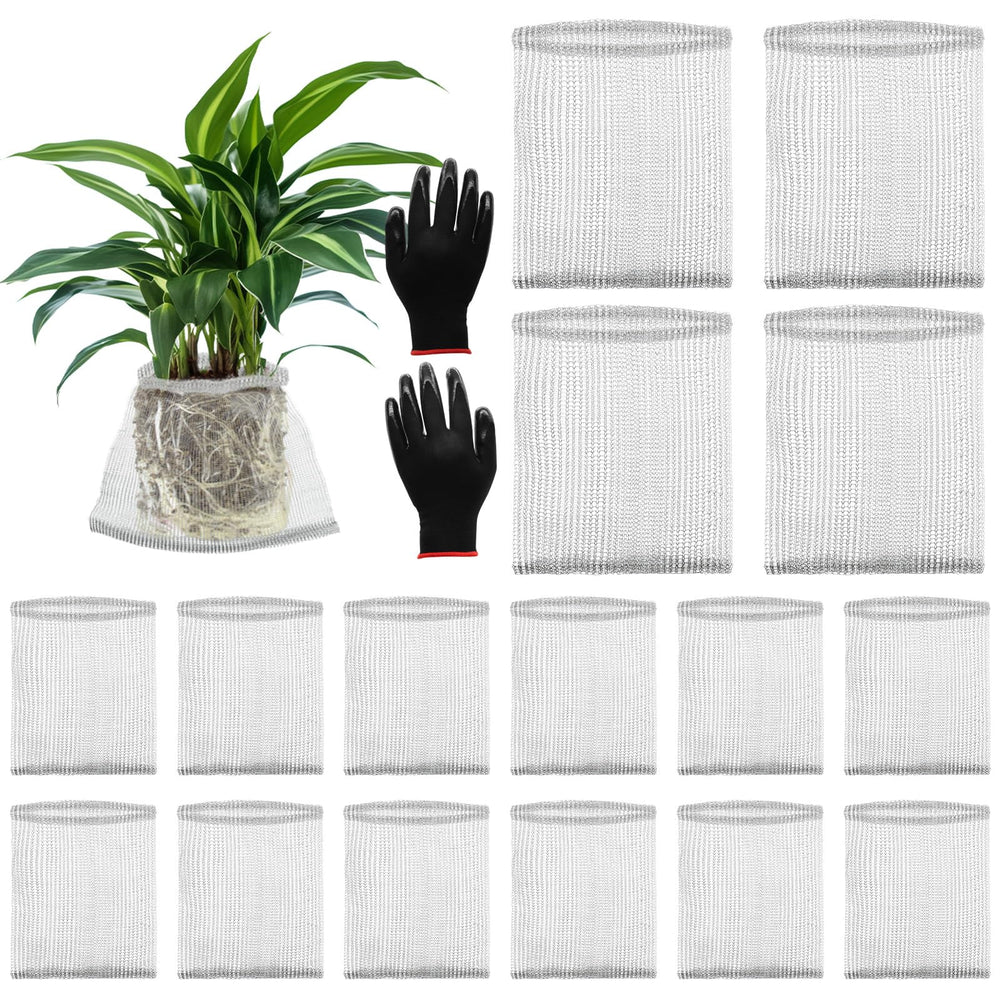 Froidesente front packaging showing 16 baskets and gloves protects garden beds