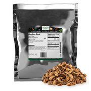 Frontier Co-op bag of gentian root showing full one-pound bulk packaging and convenience