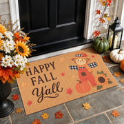 Fttoyoly front view showing scarecrow pumpkin design and warm welcome benefit