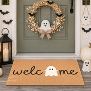 Fttoyoly front view ghost welcome mat adding seasonal curb appeal