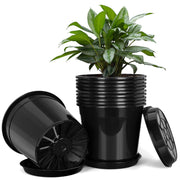 FUIJOL front view of 10-pack 2 gallon pots showing neat stack and versatility