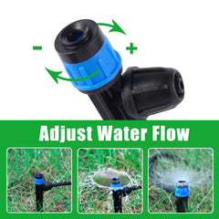 FULAIERGD quick-connect to 1/4 inch tubing demonstrating secure fit